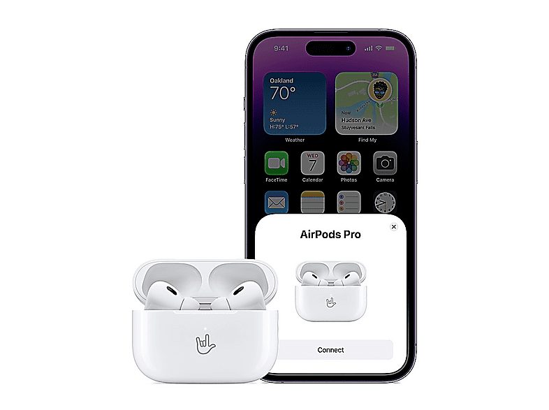 Auriculares True Wireless  - AirPods Pro (2nd generation) APPLE, Intraurales, Bluetooth, Blanco — foto 6