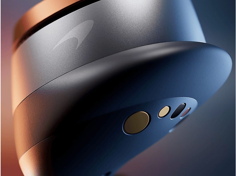 Auriculares True Wireless - Bowers & Wilkins Pi8 McLaren Edition, Cancelación de Ruido Activa, Autonomía 6.5 h, Gris y naranja — foto 2