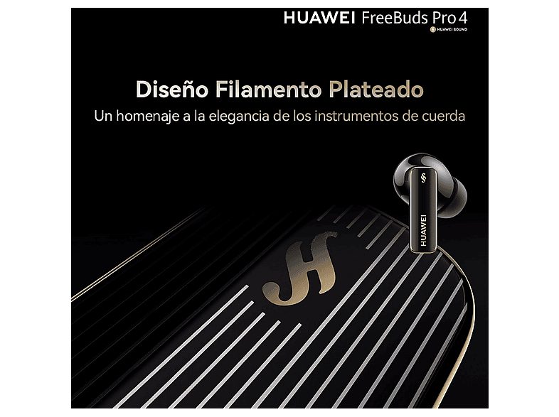 Auriculares True Wireless - Huawei FreeBuds Pro 4, 33h Autonomía, Cancelación de Ruido, Doble Conexión, Blanco — foto 10