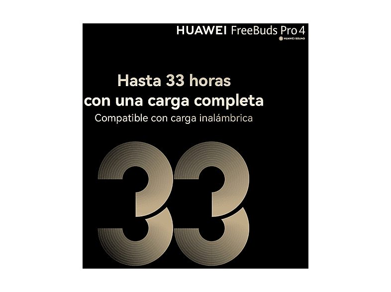 Auriculares True Wireless - Huawei FreeBuds Pro 4, 33h Autonomía, Cancelación de Ruido, Doble Conexión, Blanco — foto 14