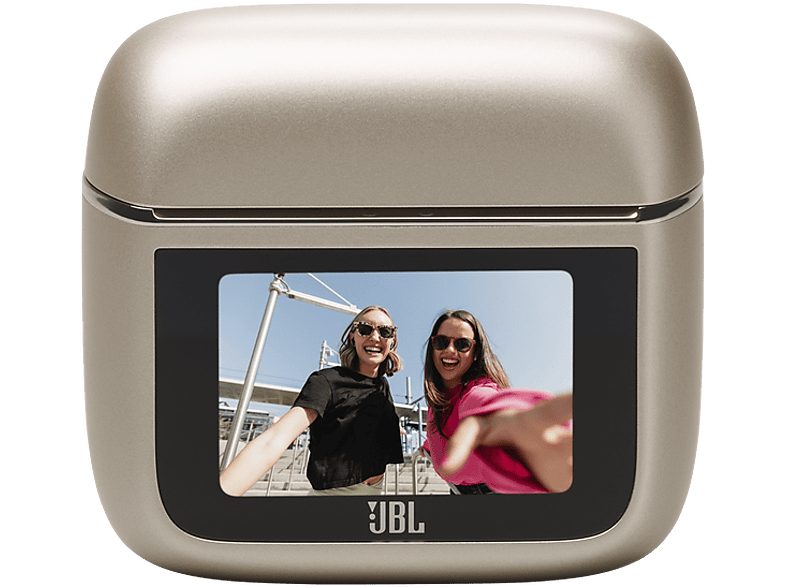 Auriculares True Wireless - JBL Tour Pro 3, Sonido espacial 360, Cancelación de ruido adaptativa, 40 h, Estuche con pantalla, asistente de voz, Latte — foto 5