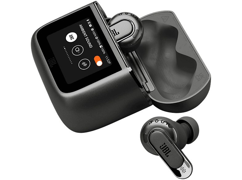 Auriculares True Wireless - JBL Tour Pro 3, Sonido espacial 360, Cancelación de ruido adaptativa, 40 h, Estuche con pantalla, asistente de voz, Negro — foto 4