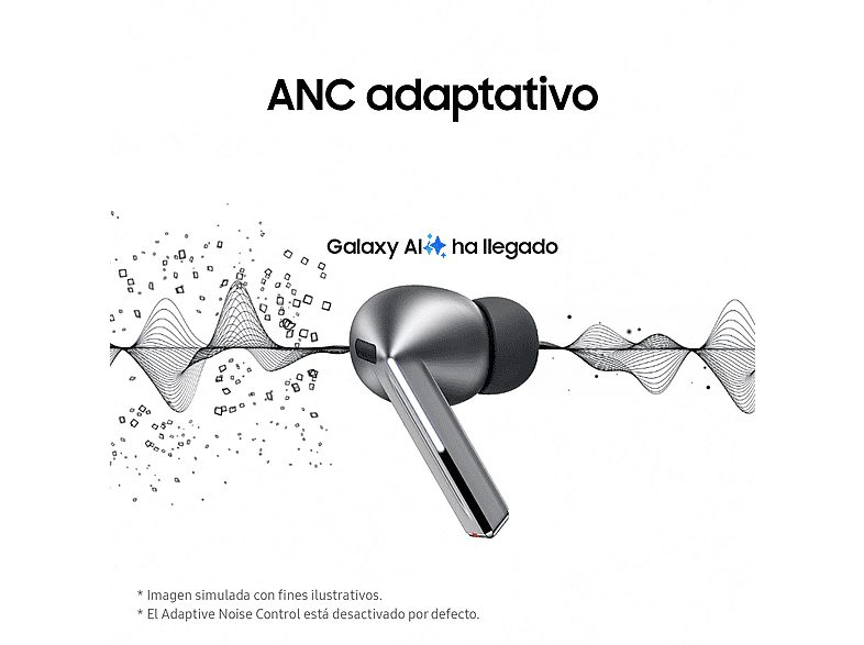Auriculares True Wireless - Samsung Galaxy Buds3 Pro, ANC, Bluetooth 5.4, Audio 24bits, 3 Micrófonos, Reproducción hasta 30h, Dual Amp, Grafito — foto 7