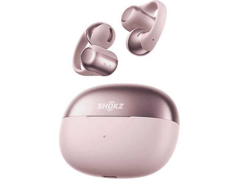 Auriculares True Wireless - Shokz Open Dots One, 40 h de autonomía, Rosa