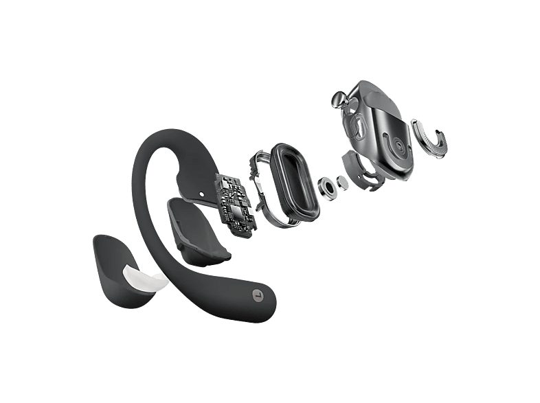 Auriculares True Wireless - Shokz OpenFit 2, 48 h Autonomía, Open-Ear, Resistencia al agua IP55, Micrófono con cancelación de ruido, Negro — foto 4