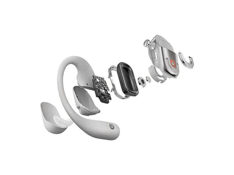 Auriculares True Wireless - Shokz OpenFit 2+, 48h Autonomía, Open-Ear, Resistencia agua IP55, Micrófono con cancelación de ruido, Dolby Audio, Gris — foto 3