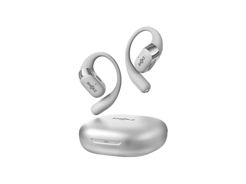 Auriculares True Wireless - Shokz OpenFit 2+, 48h Autonomía, Open-Ear, Resistencia agua IP55, Micrófono con cancelación de ruido, Dolby Audio, Gris — foto 4
