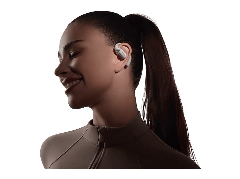 Auriculares True Wireless - Shokz OpenFit 2+, 48h Autonomía, Open-Ear, Resistencia agua IP55, Micrófono con cancelación de ruido, Dolby Audio, Gris — foto 5