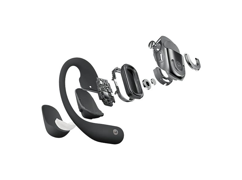 Auriculares True Wireless - Shokz OpenFit 2+, 48h Autonomía, Open-Ear, Resistencia agua IP55, Micrófono con cancelación de ruido, Dolby Audio, Negro — foto 3