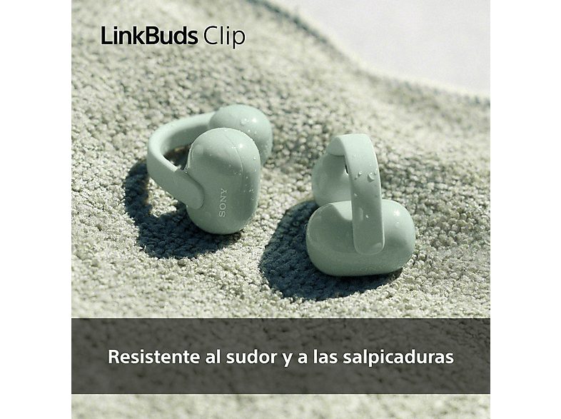 Auriculares True Wireless - Sony LinkBuds Clip, Estilo abierto, 3 modos de escucha, IPX4, Llamadas nítidas, 37 horas, IA, Táctil, iOS/Android, Lavanda — foto 7
