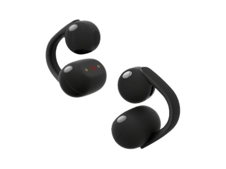 Auriculares True Wireless - Sony LinkBuds Clip, Estilo abierto, 3 modos de escucha, IPX4, Llamadas nítidas, 37 horas, IA, Táctil, iOS/Android, Negro