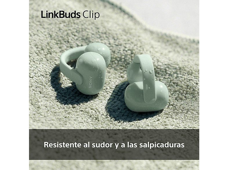 Auriculares True Wireless - Sony LinkBuds Clip, Estilo abierto, 3 modos de escucha, IPX4, Llamadas nítidas, 37 horas, IA, Táctil, iOS/Android, Negro — foto 7