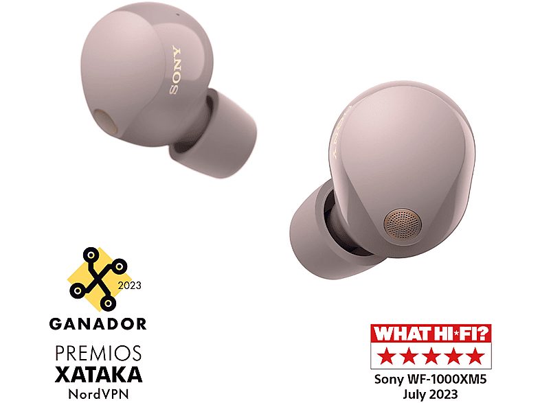 Auriculares True Wireless - Sony WF1000XM5P, Cancelación de ruido (Noise Cancelling), Hi-Res, Google assistant, Alexa, Siri, 24 horas, IPX4, Rosa — foto 2