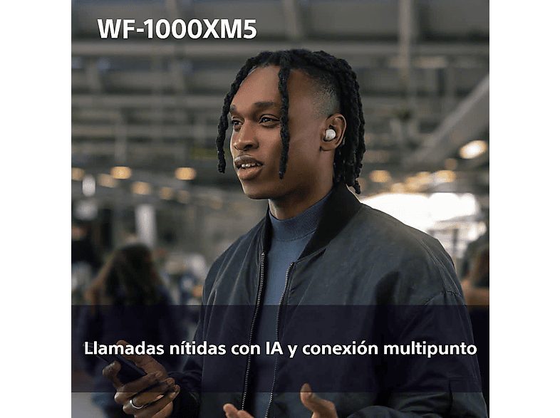 Auriculares True Wireless - Sony WF1000XM5P, Cancelación de ruido (Noise Cancelling), Hi-Res, Google assistant, Alexa, Siri, 24 horas, IPX4, Rosa — foto 8