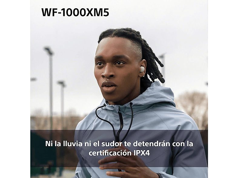 Auriculares True Wireless - Sony WF1000XM5S, Cancelación de ruido (Noise Cancelling), Hi-Res, Google assistant, Alexa, Siri, 24 horas, IPX4, Plata — foto 9