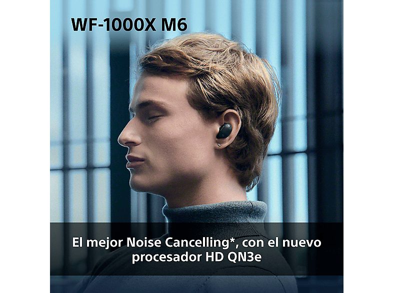 Auriculares True Wireless - Sony WF1000XM6, Cancelación de ruido (ANC), Hi-Res, Bluetooth, Llamadas nítidas, 24 horas, IPX4, iOS/Android, Plata — foto 3