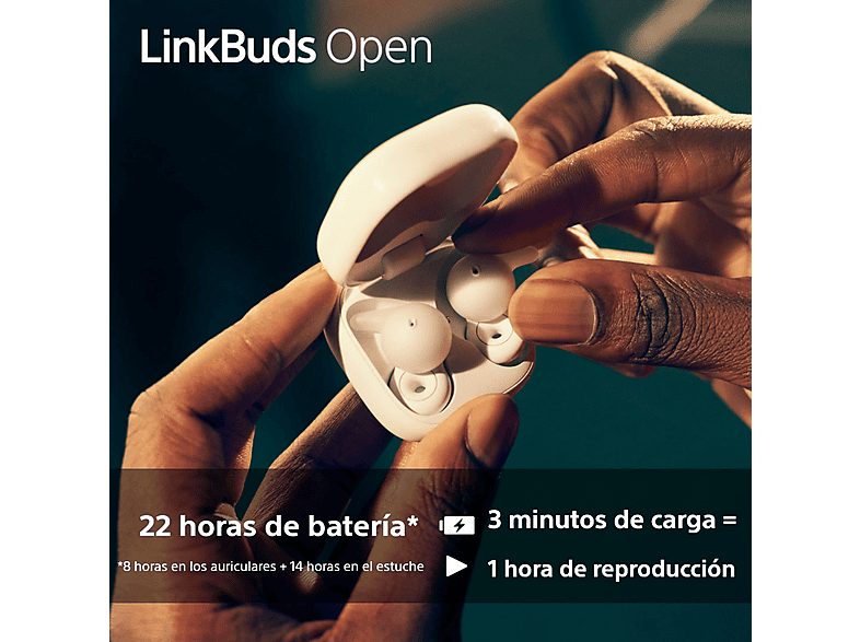 Auriculares True Wireless  - WFL910W SONY, Intraurales, Bluetooth, Blanco — foto 6