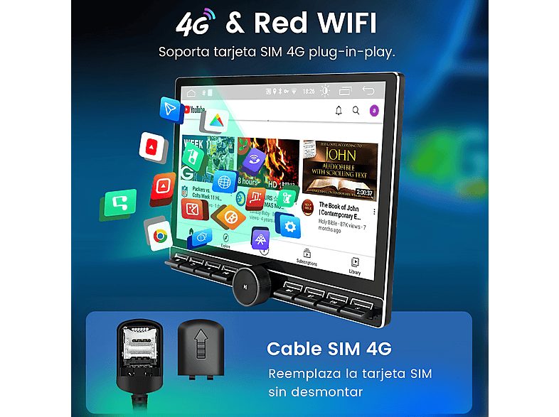 Autorradio  - 2 DIN Para Benz Vito 3 W447 2014-2020 Carplay GPS Navi 6+128GB Octa-Core CESTOVET, 13,1 "", 2*USB, Black — foto 11