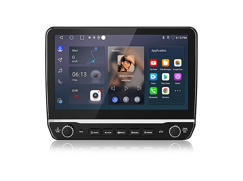 JUNSUN Autorradio  - 2 DIN Para Citroen Berlingo 2 B9/ Peugeot Partner 2008-2019 Carplay Android Auto 64GB JUNSUN, 10,1 "", 2*USB, black