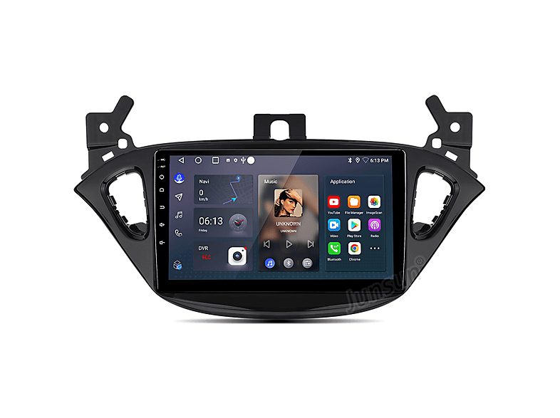 JUNSUN Autorradio  - 2 DIN para Opel Adam Corsa E Carplay Android Auto 64GB JUNSUN, 9 "", 2*USB, Negro