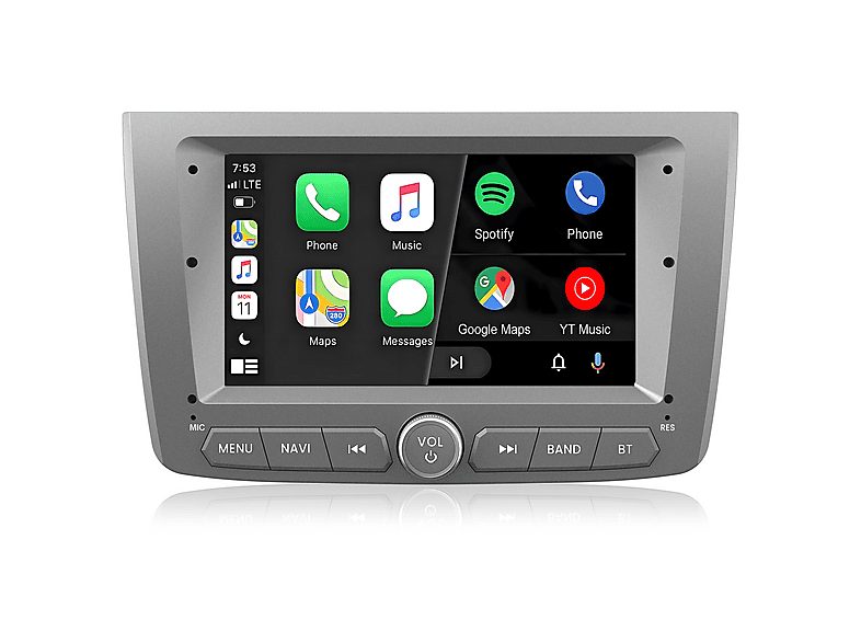 SMORGR Autorradio  - Alfa Romeo Mito 2008-2016 2+64GB CARPLAY SMORGR, 7 "", 2*USB, Black