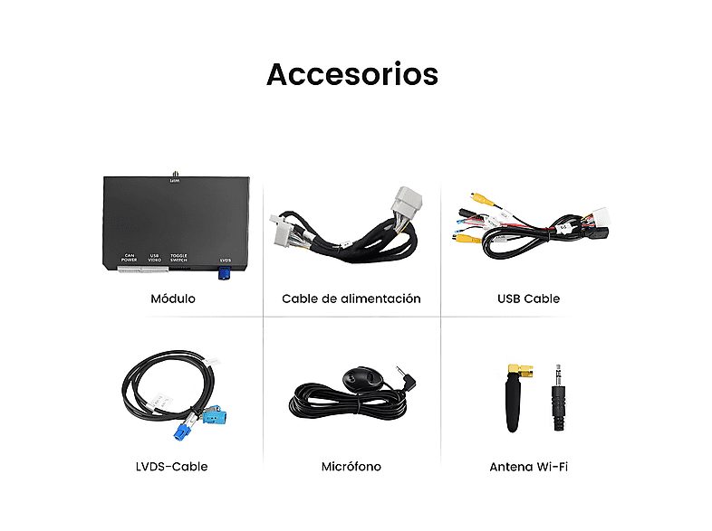 Autorradio  - Carplay Para Maserati, Fiat Freemont , Chrysler 300C , Dodge CESTOVET, 0 "", 2*USB, Black — foto 10