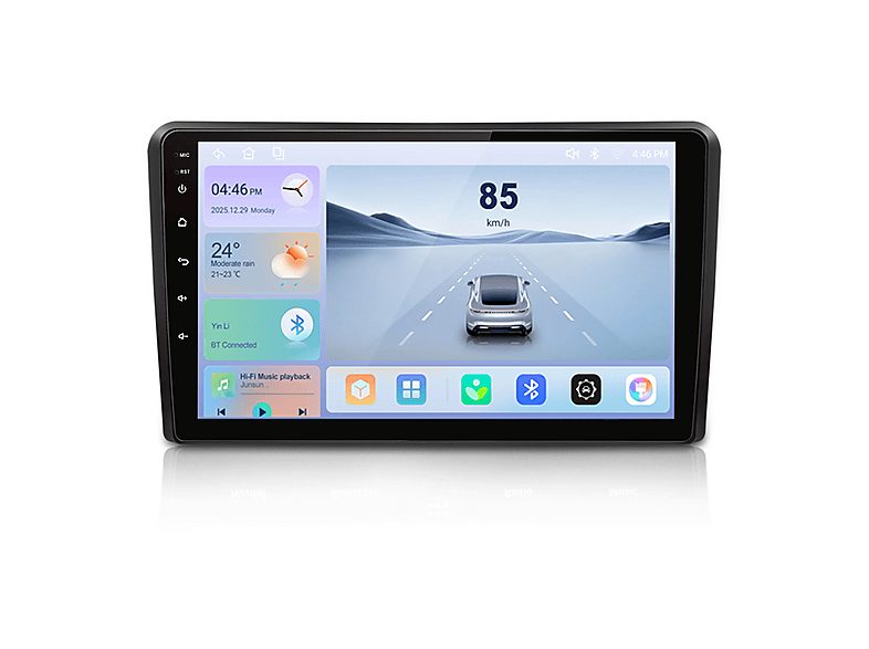 JUNSUN Autorradio  - Para Audi A3 S3 RS3 (2003-2013) Carplay Android Auto 8GB+256GB BOSE JUNSUN, 9 "", 2*USB 1*RCA-SIM, Black