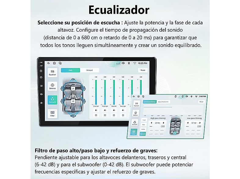 Autorradio  - Para Audi A3 S3 RS3 (2003-2013) Carplay Android Auto 8GB+256GB BOSE JUNSUN, 9 "", 2*USB 1*RCA-SIM, Black — foto 11