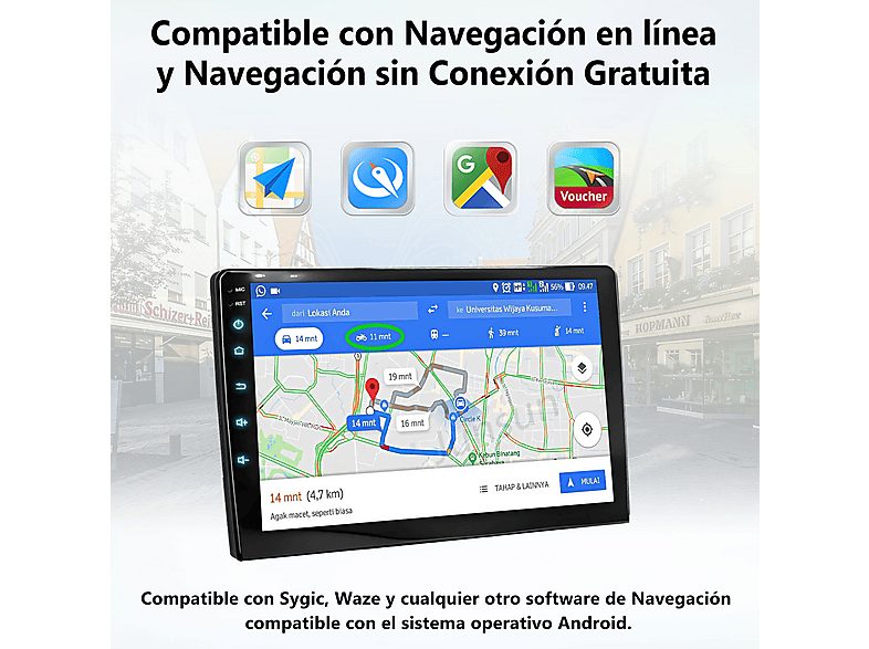 Autorradio  - Para Audi A3 S3 RS3 (2003-2013) Carplay Android Auto 8GB+256GB BOSE JUNSUN, 9 "", 2*USB 1*RCA-SIM, Black — foto 4