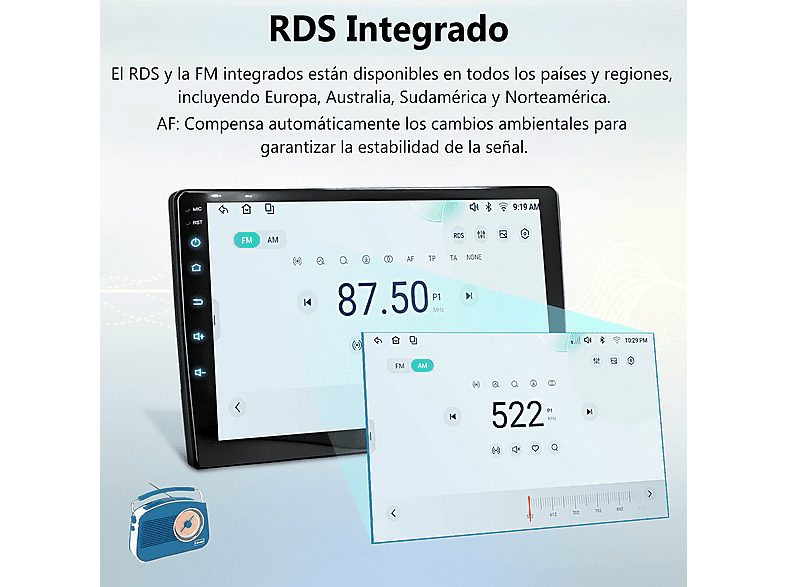 Autorradio  - Para Audi A3 S3 RS3 (2003-2013) Carplay Android Auto 8GB+256GB BOSE JUNSUN, 9 "", 2*USB 1*RCA-SIM, Black — foto 7