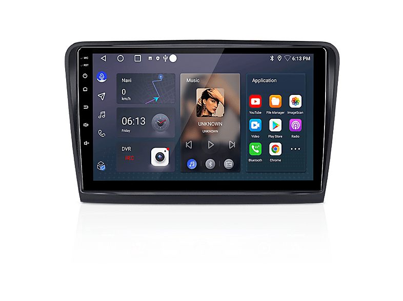 JUNSUN Autorradio  - Para Skoda Superb 2008-2013 Carplay Android Auto 64GB JUNSUN, 10,1 "", 2*USB, black