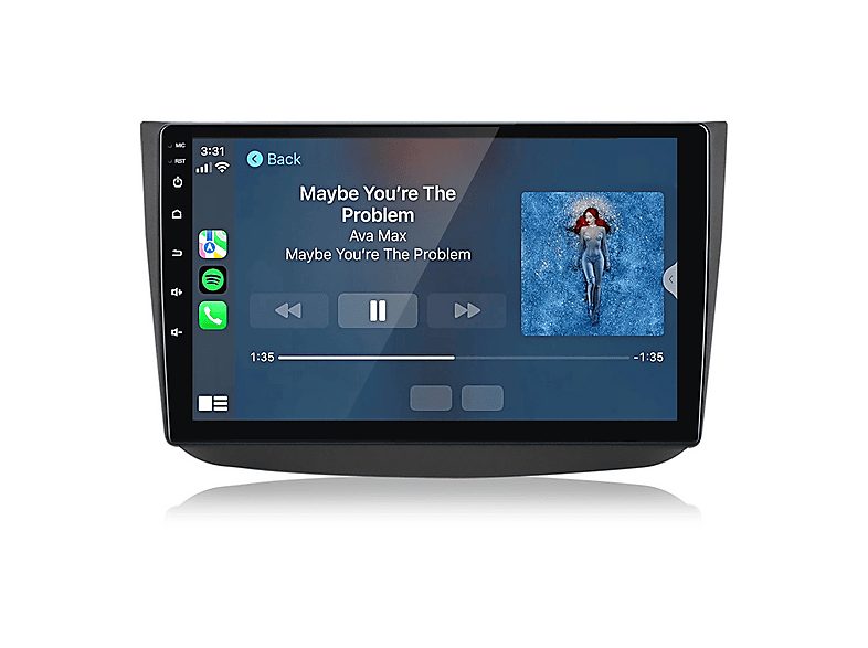 JUNSUN Autorradio  - Para Vito 2 Viano 2 W639 (2003-2015) CARPLAY Android Auto 128GB Octa-Core JUNSUN, 10,1 "", 2*USB 1*RCA, Black