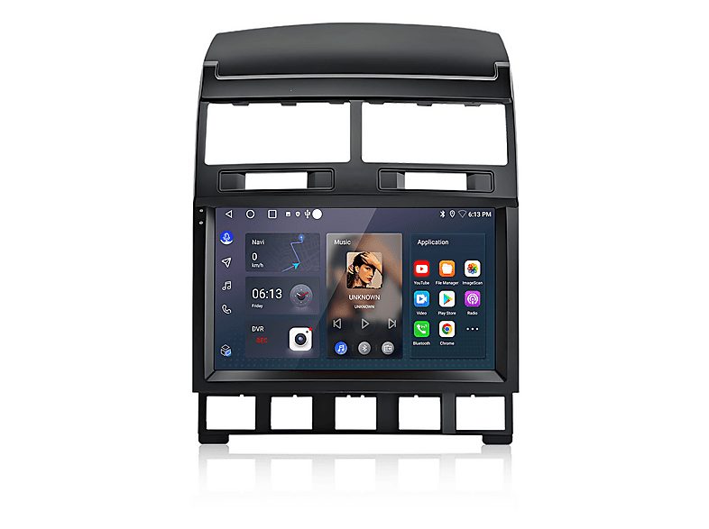 JUNSUN Autorradio  - Para VW Touareg (2002-2010) Carplay Android Auto 64GB JUNSUN, 9 "", 2*USB, black