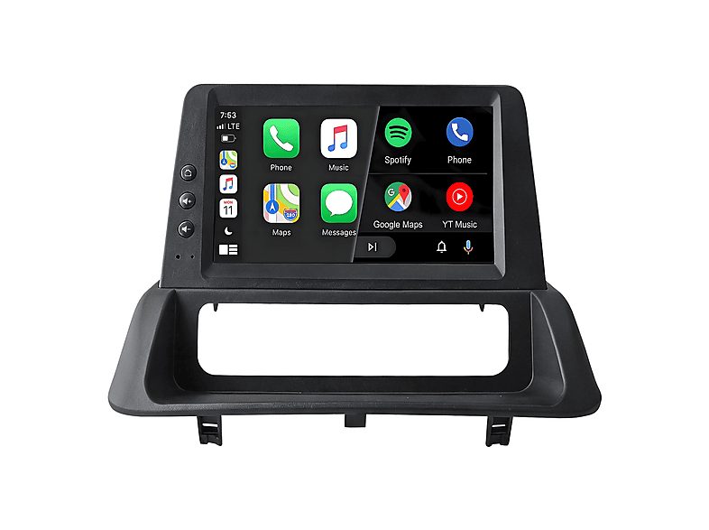 SMORGR Autorradio  - Renault Clio 3 2005-2014 2+64GB CARPLAY SMORGR, 7 "", 2*USB, Black