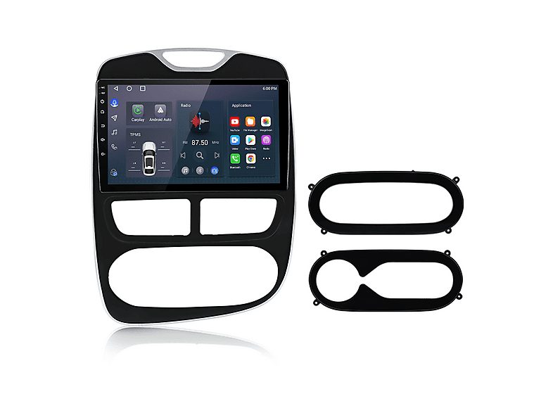 JUNSUN Autorradio  - Renault Clio 4 (2012 – 2019) 2+64GB CARPLAY FM JUNSUN, 10 "", 2*USB, Black