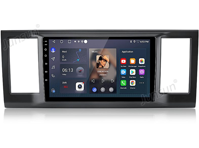 CESTOVET Autorradio  - VW Transporter T6 Multivan Caravelle 2GB+64GB GPS Navi CESTOVET, 10 "", Carplay,Andriod Auto,WIFI,BT,FM,SWC, Negro