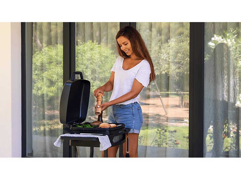 Barbacoa - Cecotec PerfectCountry 2000 EasyMove, Barbacoas eléctricas, 2000 W, Placa extraíble y apta para el lavavajillas — foto 4