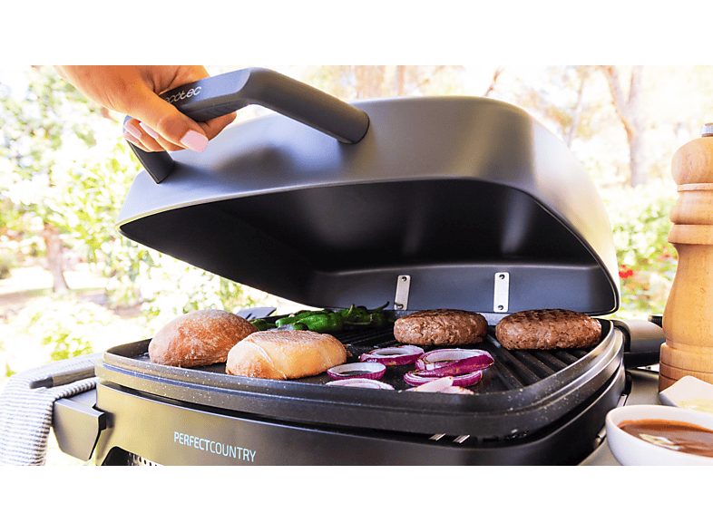 Barbacoa - Cecotec PerfectCountry 2000 EasyMove, Barbacoas eléctricas, 2000 W, Placa extraíble y apta para el lavavajillas — foto 6