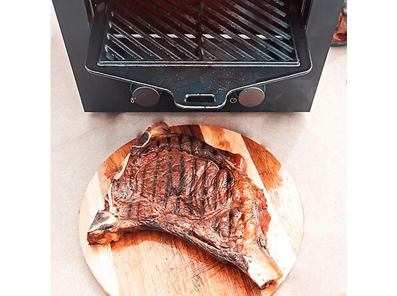 Barbacoa eléctrica - CECOTEC Txuletaco 8000 Inferno, 2200 W, Black — foto 2