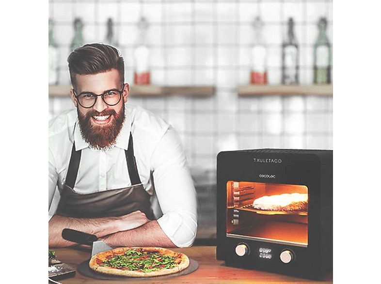 Barbacoa eléctrica - CECOTEC Txuletaco 8000 Inferno, 2200 W, Black — foto 7