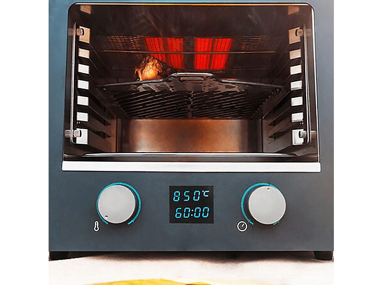 Barbacoa eléctrica - CECOTEC Txuletaco 8000 Inferno, 2200 W, Black — foto 8