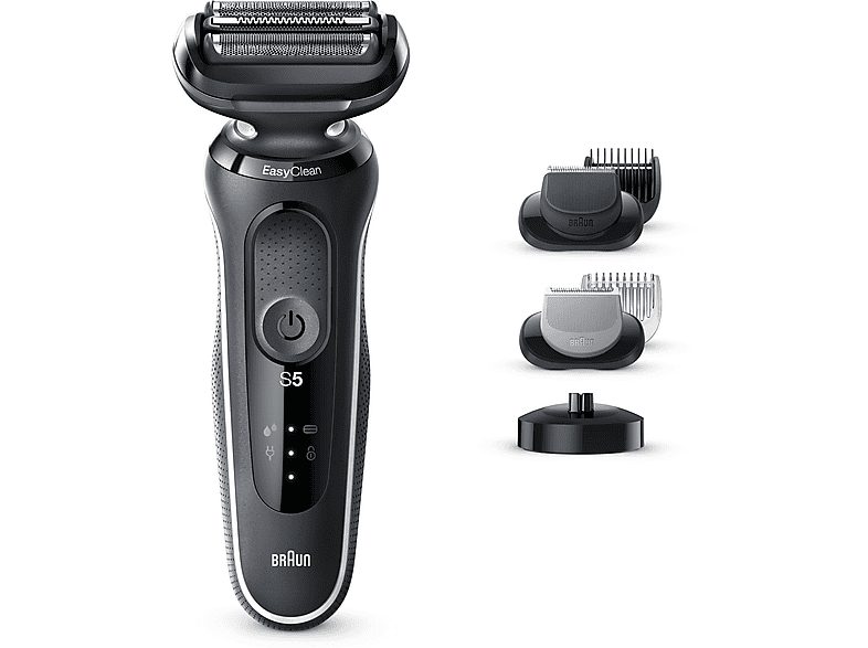 Barbero - BRAUN 50-W4650cs, 50 Min., carga rápida, lavable, afeitado en seco, afeitado en húmedo, Blanco — foto 2
