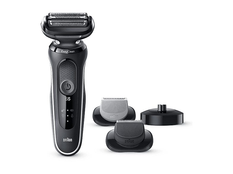 Barbero - BRAUN 50-W4650cs, 50 Min., carga rápida, lavable, afeitado en seco, afeitado en húmedo, Blanco — foto 3