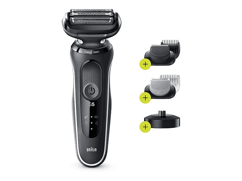 Barbero - BRAUN 50-W4650cs, 50 Min., carga rápida, lavable, afeitado en seco, afeitado en húmedo, Blanco — foto 4
