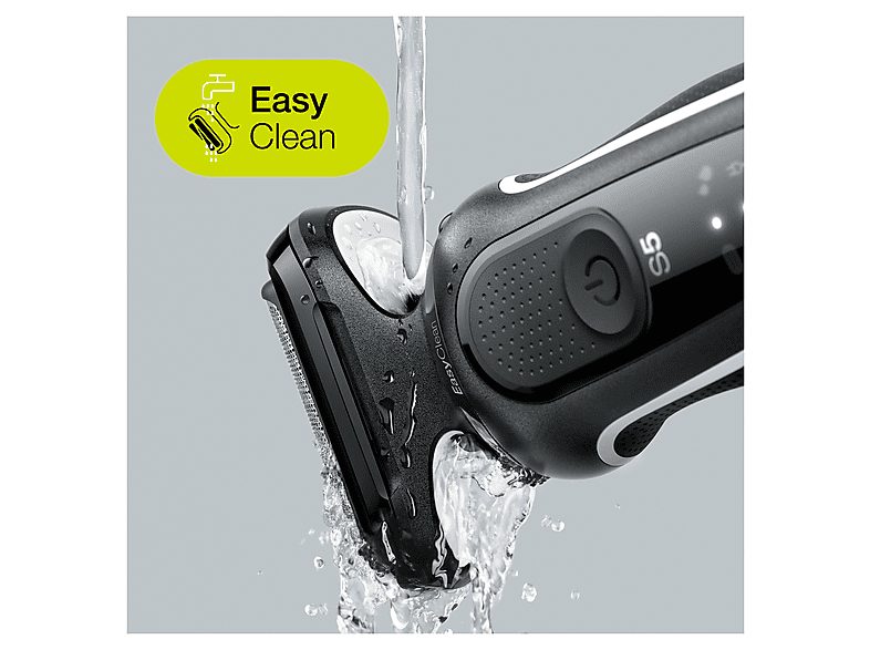 Barbero - BRAUN 50-W4650cs, 50 Min., carga rápida, lavable, afeitado en seco, afeitado en húmedo, Blanco — foto 9