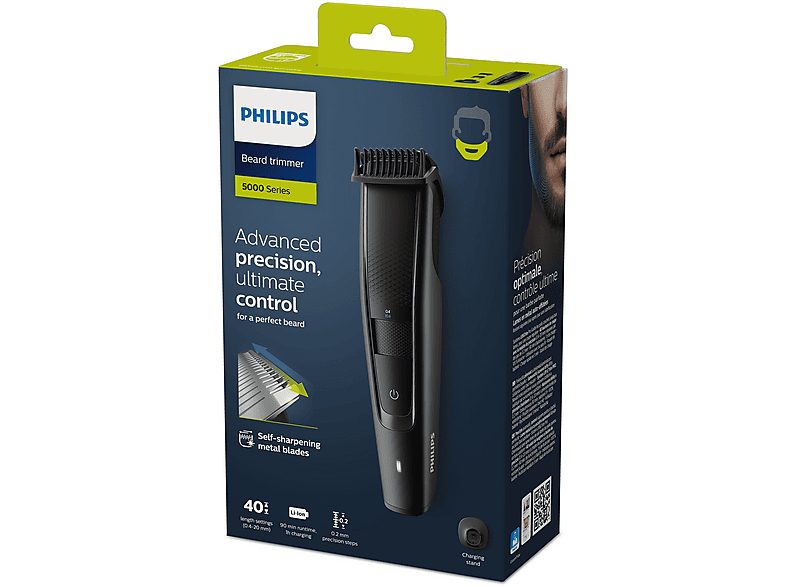 Barbero - PHILIPS BT5515/20 SISTEMA LIFT&TRIM PRO, 90 Min., 40 niveles, Negro — foto 2