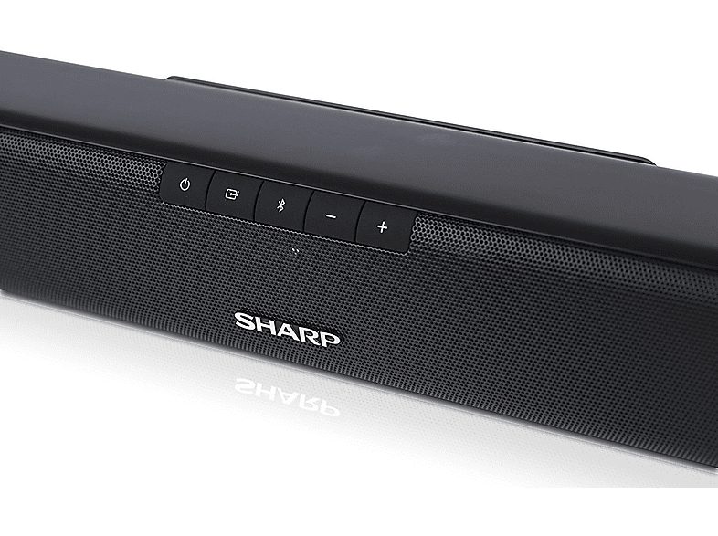 Barra de sonido con subwoofer - SHARP HT-SBW110, Bluetooth, Subwoofer Con cable, 180 W, Negro — foto 2