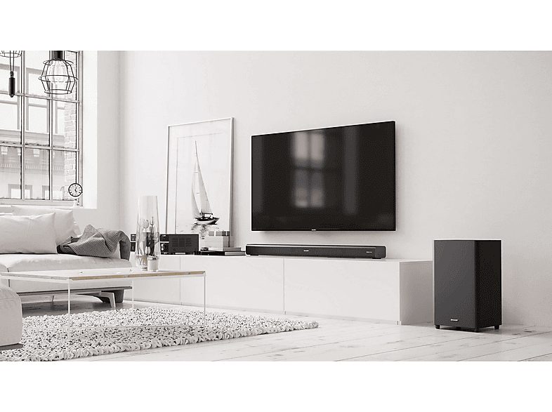 Barra de sonido con subwoofer - SHARP HT-SBW460, Bluetooth, Subwoofer Inalámbrico, 440 W, Metálico — foto 4