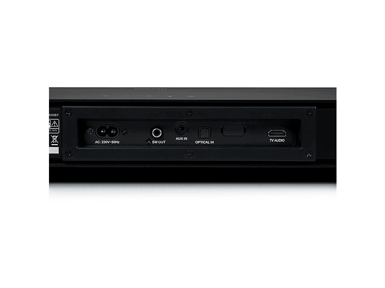 Barra de sonido con subwoofer - THOMSON SB600BTS, Bluetooth, Subwoofer Con cable, 80 W, Negro — foto 6