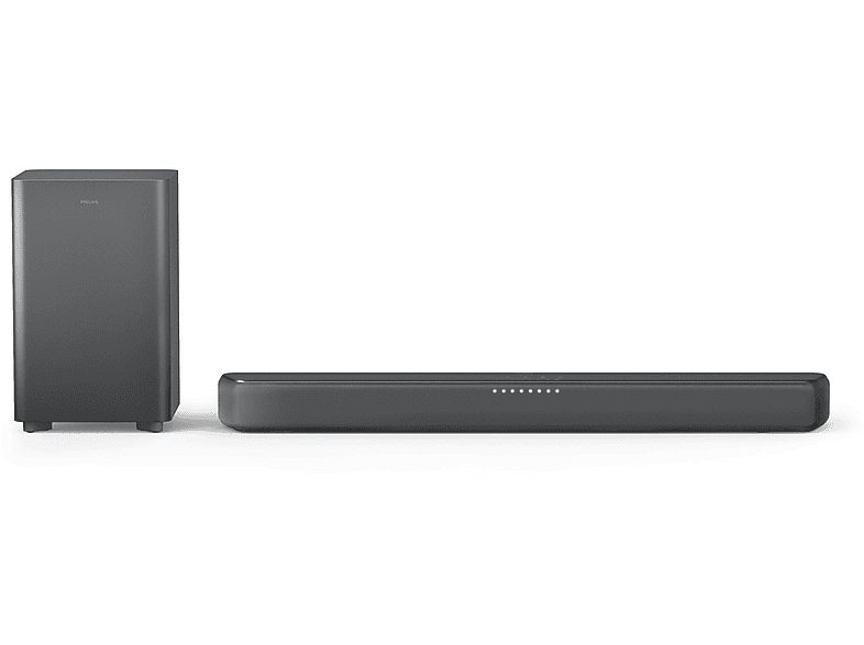 Barra de sonido - PHILIPS TAB5309/10, Bluetooth, Subwoofer Inalámbrico, 120 W, Gris oscuro — foto 2